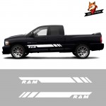 Car Vinyl Side Stripes Stickers Auto Graphics Decals Auto Sport Styling Vinyl Car Sticker for Dodge Ram Pickup
